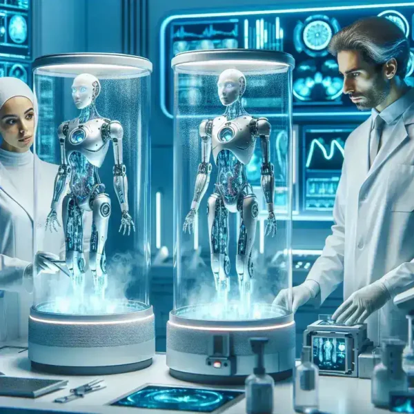 AI Powered Cryo Robots Preserving Human Organs for Transplantation